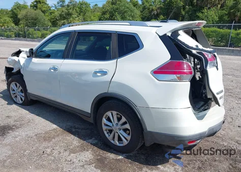 2016 Nissan Rogue Sv из США, поврежденный, VIN KNMAT2MV0GP664281